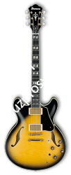 IBANEZ AS200-VYS, полуакустическая гитара с кейсом - фото 85565