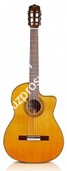 CORDOBA FUSION C12 Natural CEDAR, классическая гитара с вырезом, топ кедр, дека - махагони, тембр блок - Fishman - фото 86172