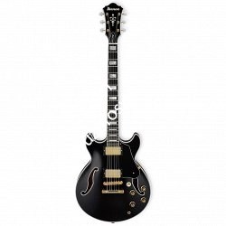 IBANEZ AM200-BK Prestige, полуакустическая гитара, цвет черный - фото 86329