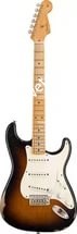 FENDER Road Worn '50s Stratocaster, Maple Fingerboard, 2-Color Sunburst Электрогитара - фото 89654