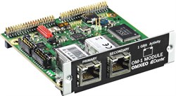 Electro-Voice OM-1 Сетевая аудио карта протокол Dante / Omneo для N8000, до 32 x 32 каналов аудио, Ethernet интерфейс 1 Г/Бит - фото 90609