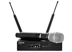 SHURE QLXD24E/SM86 G51 вокальная радиосистема с ручным передатчиком SM86, частоты 470-534 MHz - фото 91570