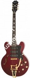 EPIPHONE Riviera Custom P93 WR гитара полуакустическая, цвет Wine Red - фото 91647