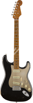 FENDER LIMITED EDITION RELIC '56 FAT ROASTED STRATOCASTER - AGED BLACK электрогитара RELIC '56 FAT ROASTED STRATOCASTER, состаре - фото 92072