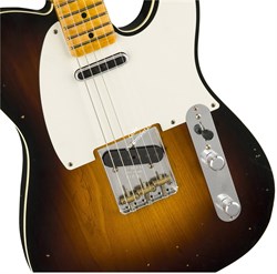 FENDER 2018 LTD RELIC® DOUBLE ESQUIRE® 'SPECIAL' - WIDE FADE 2-COLOR SUNBURST Электрогитара с кейсом, двухцветный санберст - фото 93059