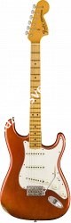 FENDER 2018 RELIC® 1968 STRATOCASTER® - FADED/AGED CANDY APPLE RED Электрогитара с кейсом, цвет красный - фото 93241
