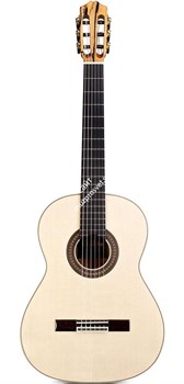 CORDOBA Espa?a 45CO классическая гитара, корпус черно-белое эбони, верхняя дека массив ели, в комплекте кейс - фото 93780