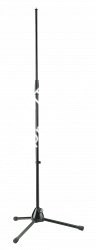 K&M 20120-300-55 прямая микрофонная стойка, высота 890-1590 мм, материал сталь, цвет черный - фото 94699