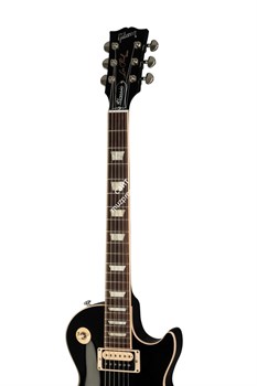 GIBSON Les Paul Classic Ebony электрогитара, цвет черный, в комплекте кейс - фото 96242