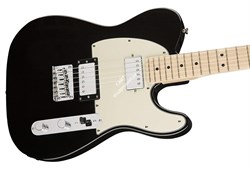 Fender Squier Contemporary Telecaster HH, Maple Fingerboard, Black Metallic Электрогитара, звукосниматели HH, цвет черный - фото 96339