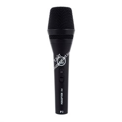 AKG P3S микрофон вокальный/инструментальный динамический кардиоидный, с выключателем, разъём XLR, 40-20000Гц, 2,5мВ/Па - фото 9984