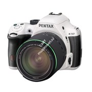 Фотокамера Pentax K-50 Kit + объектив DA 18-135 WR белый
