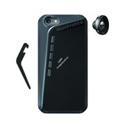 Manfrotto Чехол для iPhone 6 черный + подставка + объектив Telephoto 3