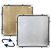 Ткань Lastolite LR81134R ткани для отражателя, серебряная/золотая Skylite 110х110