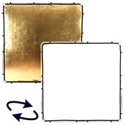 Ткань Lastolite LR82234R ткань отражателя, серебряная/золотая Skylite 200х200