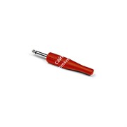 INVOTONE J180/R - джек моно, кабельный, 6.3 мм, цвет красный, корпус пластик