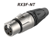 ROXTONE RX3F-NT Разъем cannon кабельный 1шт., мама 3-х контактный, цвет: серебро, каждый разьем в блистере, 400шт. в коробке размером 46x33x30см в которой 20 упаковок по 20 коннекторо в индивидуальном блистере)