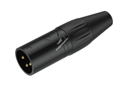 ROXTONE RX3MP-BT (1шт. в индивидуальной упаковке) Разъем cannon кабельный, папа 3-х контактный. Цвет: Черный. Standart