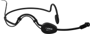 AKG HC644MD black конденсаторный микрофон с оголовьем, кардиоида, чёрный, разъём MicroDot, 100-15000Гц, 20мВ/Па, в комплекте переходник с MicroDot на 3-pin mini-XLR (AKG L-разъём)