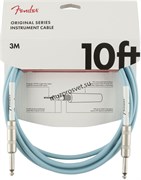 FENDER 10&#39; OR INST CABLE DBL инструментальный кабель, синий, 10&#39; (3,05 м)