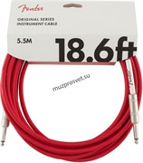 FENDER 18.6' OR INST CABLE FRD инструментальный кабель, красный, 18,6' (5,7 м)