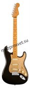 FENDER American Ultra Stratocaster®, Maple Fingerboard, Texas Tea электрогитара, цвет черный в комплекте кейс