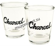 CHARVEL SHOT GLASS SET (2) комплект рюмок с лого Charvel (2 шт.)
