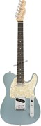 FENDER AM ELITE TELE EB SATIN IBM электрогитара, цвет синий металлик, в комплекте кейс