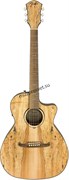 FENDER FA-345CE SPALTED MAPLE FSR LR электроакустическая гитара, цвет натуральный