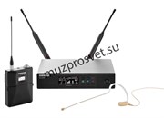 SHURE QLXD14E/153T G51 радиосистема с поясным передатчиком и ушным микрофоном MX153T (телесный)