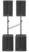 HK AUDIO Linear 3 Bass Power Pack комплект акустических систем: 2 x L3 115 FA, 2 x L SUB 1800 A, чехлы и штанги, 4800 Вт