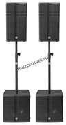 HK AUDIO Linear 3 Compact Venue Pack комплект акустических систем: 2 x L3 112 FA, 2 x L SUB 1500 A, чехлы и штанги, 4800 Вт