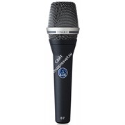 AKG D7 микрофон вокальный класса Hi-End для сцены и записи в студии динамический суперкардиоидный, разъём XLR, частотный диапазон 70-20000Гц, чувствительность 2,6мВ/Па, импеданс 600Ом, рекомендованная нагрузка 2000Ом, встроенная ветрозащита, в комплекте ч