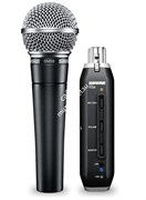 SHURE SM58-X2U динамический кардиоидный вокальный микрофон с XLR-to-USB адаптером для подключения к ПК