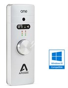 APOGEE ONE for Mac & Windows USB аудио интерфейс для Mac и Windows, 24 бита/96 кГц, 2 входа, 2 выхода, встроенный микрофон.