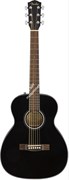 FENDER CT-60S BLK Акустическая гитара с уменьшенной мензурой (тревел), топ массив ели, цвет черный