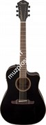 FENDER F1020SCE DREADNOUGHT BLACK электроакустическая гитара, цвет черный