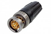 Разъем BNC кабельный для UHD, штекер, обжимной (1.07/6.47мм), для кабеля: Belden 8241, RG59B/U