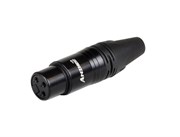 Anzhee XLR-F Black. 3 – х контактный кабельный разъем типа XLR &quot;мама&quot;