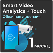 Smart Video Analytics and Touch Анализ видеоданных и управление сложным визуальным и интерактивным контентом. Подписка на 1 месяц