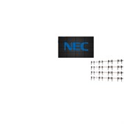 Большая видеостена 4х4 из панелей 46" бренда NEC