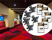 Интерактивные дисплеи Digital Signage для трейлеров кинотеатра