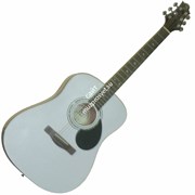 GREG BENNETT D1/PW - акустическая гитара, дредноут, нато, цвет белый металлик