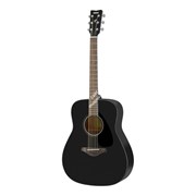 YAMAHA FG800 BL - акустическая гитара, дредноут, верхняя дека массив ели, цвет черный