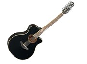 Yamaha APX700II-12 BLACK - акустическая гитара со звукоснимателем, 12 стр., цвет черный