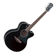 Yamaha CPX700II BLACK -  акустическая гитара со звукоснимателем, цвет черный
