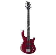 DEAN E1 TRD - бас-гитара, серия Edge 1, 24 лада, менз.34, HH, 1V+1T, цвет прозрачный красный