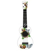 WIKI UK/ANIMALS - гитара укулеле сопрано, рисунок &quot;животные&quot;, чехол в комплекте