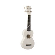 WIKI UK10G/WHT - гитара укулеле сопрано, клен, цвет белый глянец, чехол в комплекте