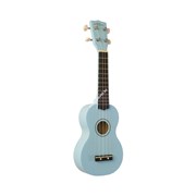 WIKI UK10S/BBL - гитара укулеле сопрано, клен, цвет синий матовый, чехол в комплекте